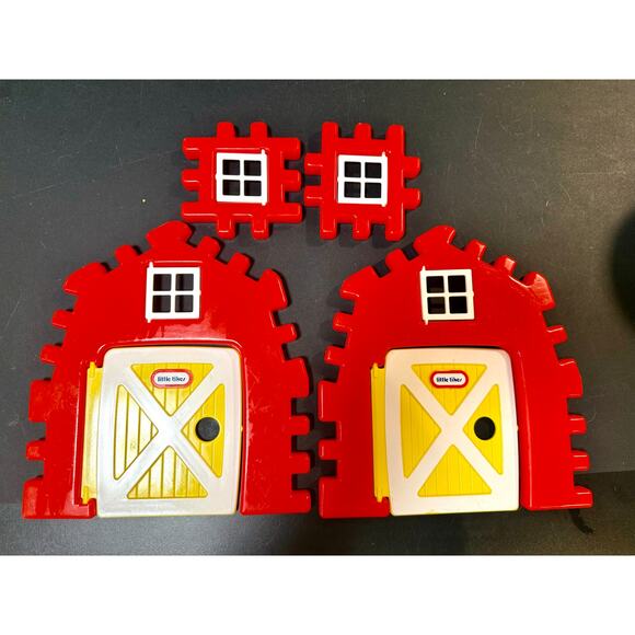 Little Tikes Waffle Blocks Barn replacement parts building stacking - Picture 1 of 4